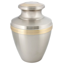 Gold Royal Pink Pearl Cremation Urn