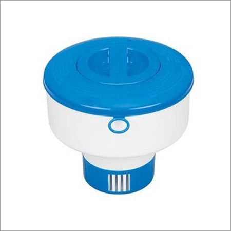 Blue And White Swimming Pool Floating Chemical Dispenser