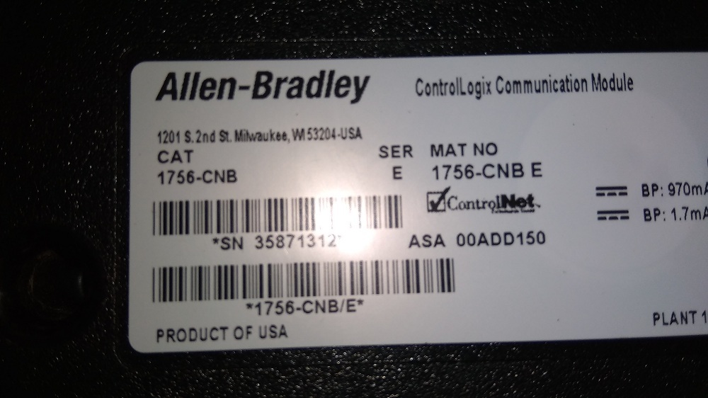 Allen Bradley Input Output Module