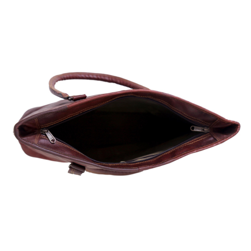 Brown Ladies Leather Hand Bag