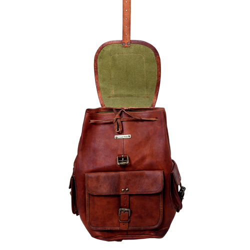 Brown Leather Shoulder Bag