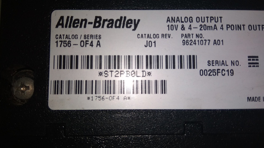 Allen Bradley Input Output Module