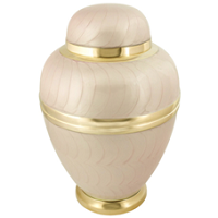 Gold Gray Grenoble Brass Urn