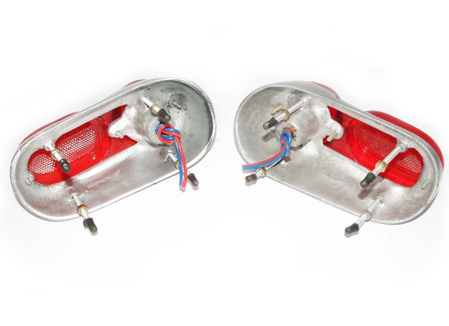 1955 Fiat 1100 103 Tv 1 Series Taillight Assembly Without Bulb Remanufactured