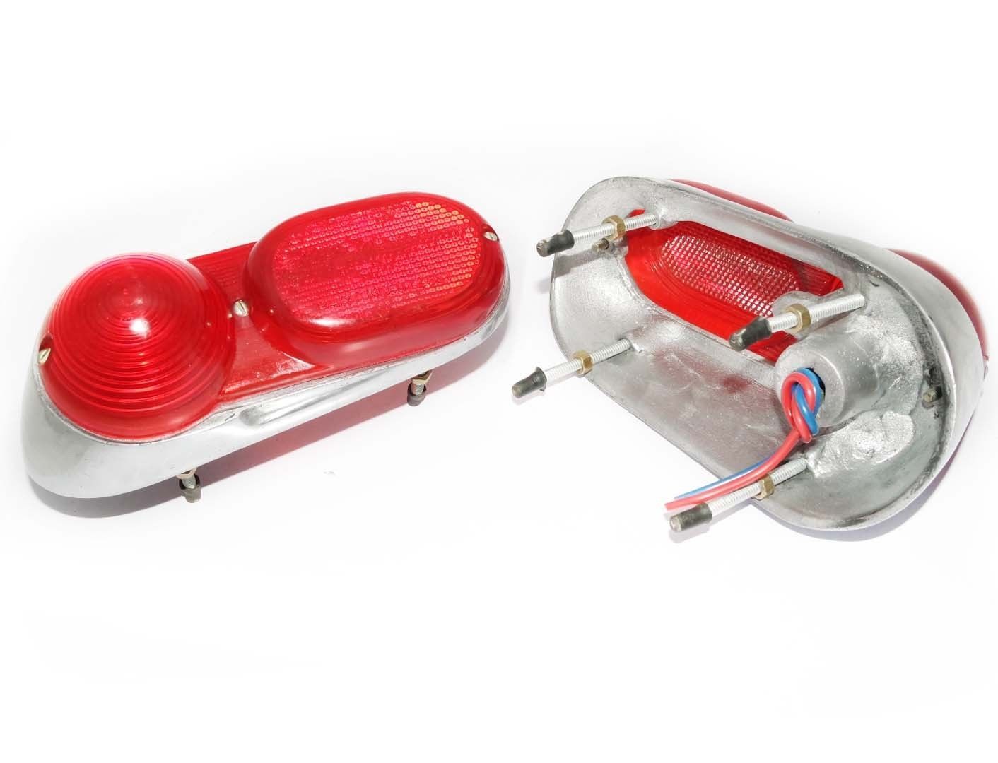 1955 Fiat 1100 103 Tv 1 Series Taillight Assembly Without Bulb Remanufactured