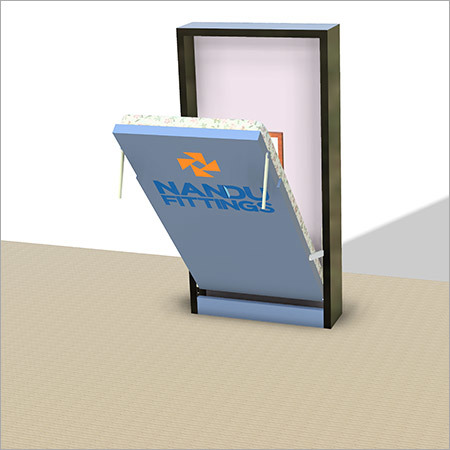 Single Wall Bed Mechanism With Flat Bar Leg