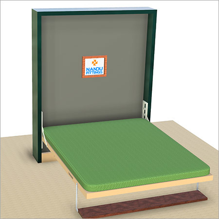 Double Wall Bed Mechanism With Shelf Type Leg - Material: Metal