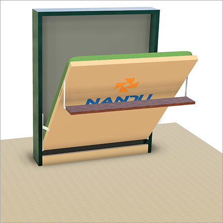 Double Wall Bed Mechanism With Shelf Type Leg - Material: Metal