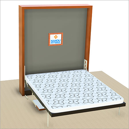 Double Wall Bed Mechanism With Study Table
