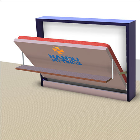 Double Horizontal Wall Bed Mechanism With Shelf Type Leg - Feature: Rust Proof