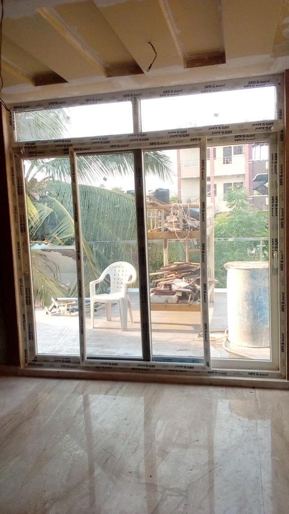 Milk White Upvc Sliding Door