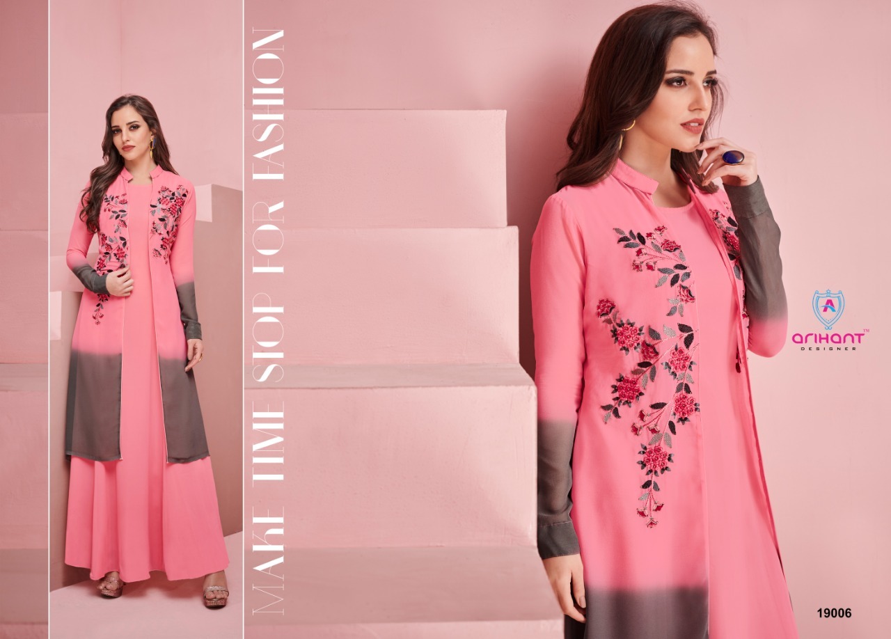Designer Long Kurtis Bust Size: 42