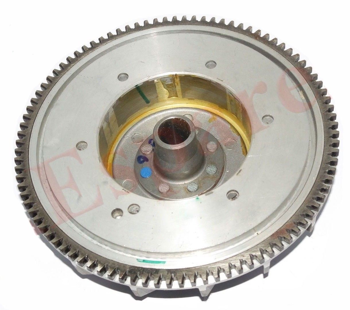 Two Wheeler Vespa Flywheel Magneto Rotor Lusso Self Start With Gear Px Lml Star Stella
