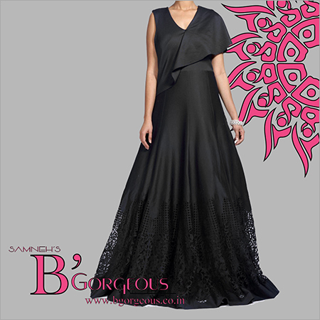 All Black Fancy Gown