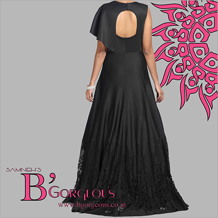 All Black Fancy Gown