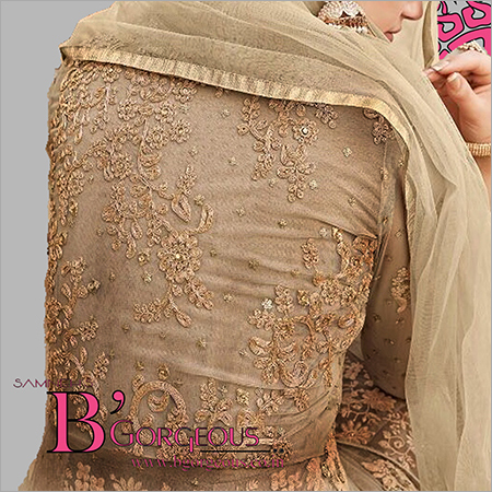 All Heavy Embroidered Gown