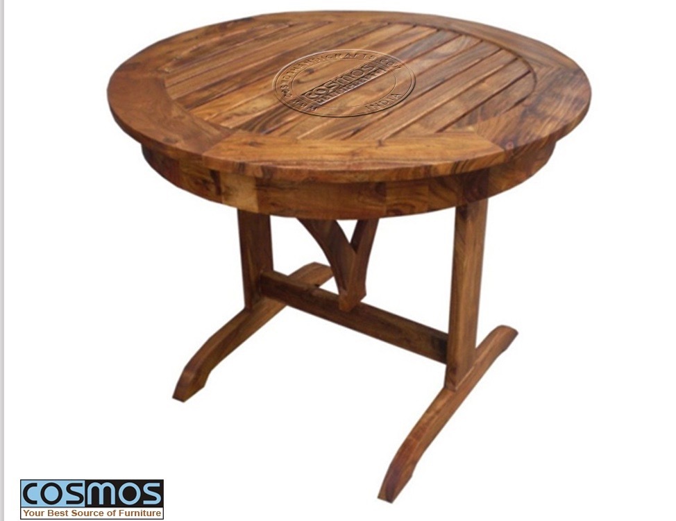 Smooth Finishing Coffee Table In Round Pipe