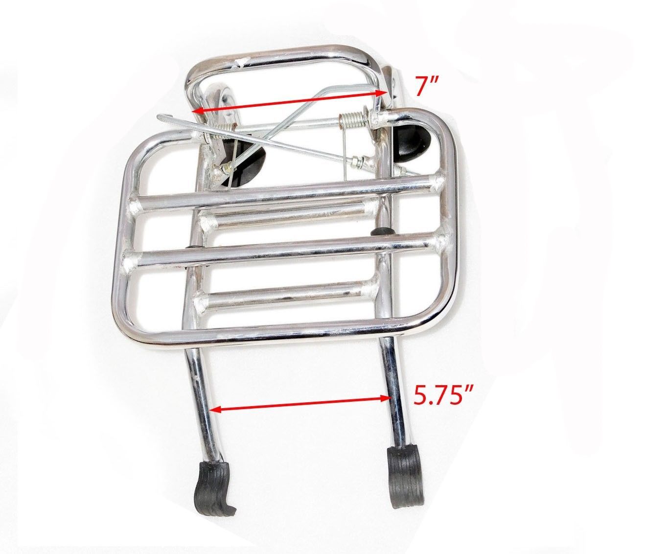 Steel Vespa Px Lml Star Speedy Stella Front Rack Carrier Chrome Plated