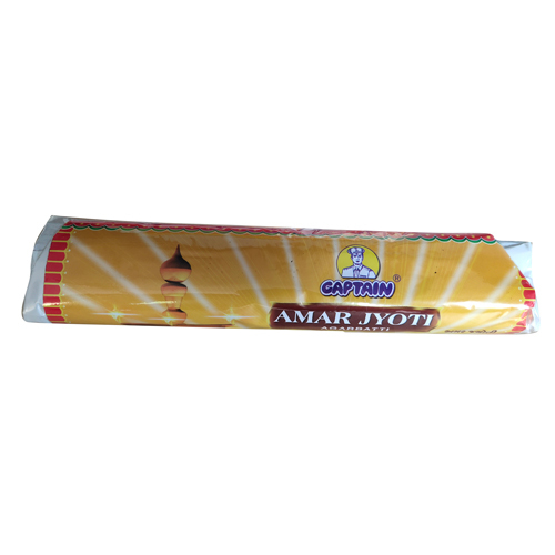 Amar Jyoti Incense Sticks - 250 gm, Eco-Friendly Charcoal Material, Floral Fragrance, Straight Bamboo Stick, 8-10 Inch Length, Anti-Odour & Therapeutic Use