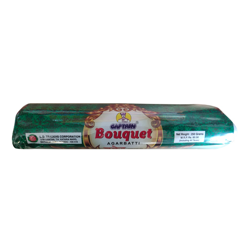 250 gm Bouquet Incense Sticks - Eco-Friendly Bamboo Material, 8-10 Inch Length | Low Smoke, Floral Fragrance, Soothing Effect, Anti-Odour Use