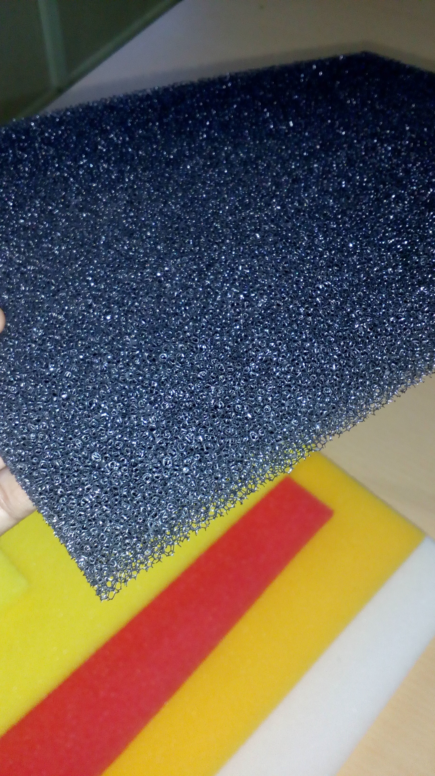 Filter Foam - Fire Retardant, 1000x2000mm, Black | Lightweight, Soft, Stretchable, Reticulated Filters 10ppi-80ppi For Hvac & Automobiles