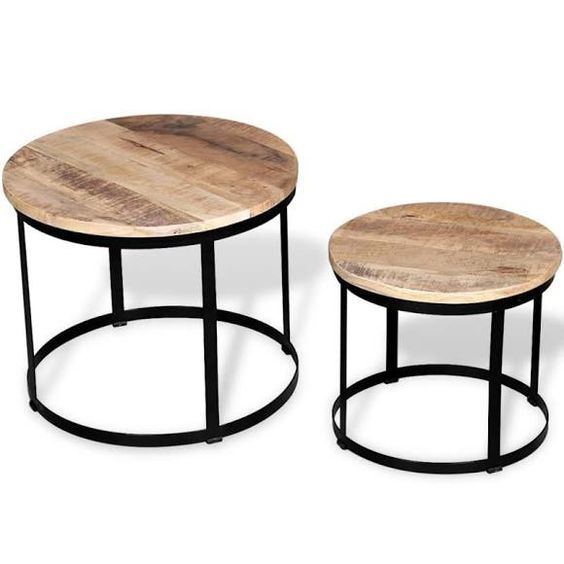 Cosmos Round Tables With Marble Tops