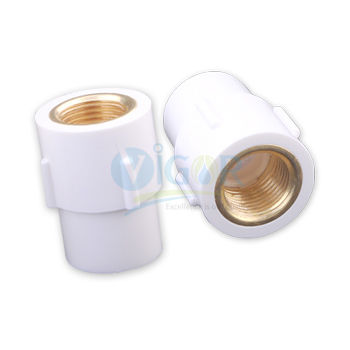 White Upvc Brass F.t.a.