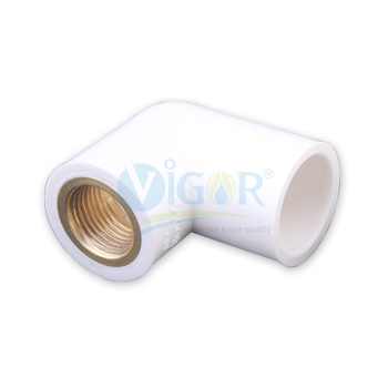 SCH 80 Reducer Brass Elbow - High Quality PVC, 2.1/2 Inch to 4 Inch Size, Female Connection - Durable & Corrosion Resistant for Cold and Hot Water Applications