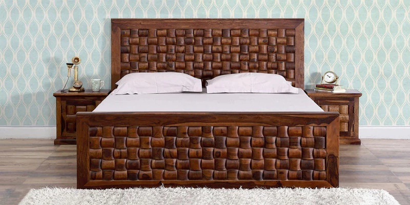 Machine Made Lifeestyle Solid Wood King Size Bed