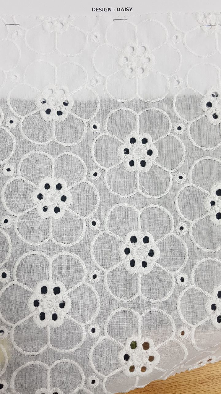Border Embroidery Fabric - Cotton, Ethnic Indian Design, All Colors | Borer Work, Cool Dry Feature, Neck Design, Open Shape, Button & Weaving Detail