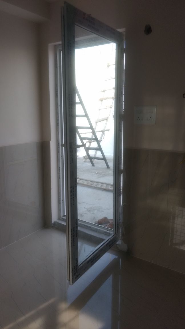 Upvc Casement Door - 3x7 Feet | White, Folding Design With Enhanced Insulation And Smooth Operation