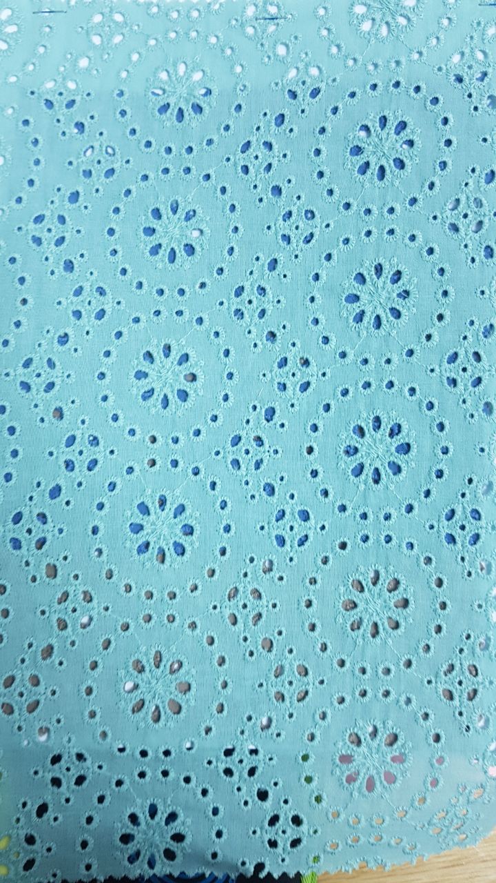 Fancy Border Work Fabric - Cotton Embroidery Border, All Colors Available, Embroidered Pattern, Ethnic Indian Style, Perfect For Diverse Dress Types