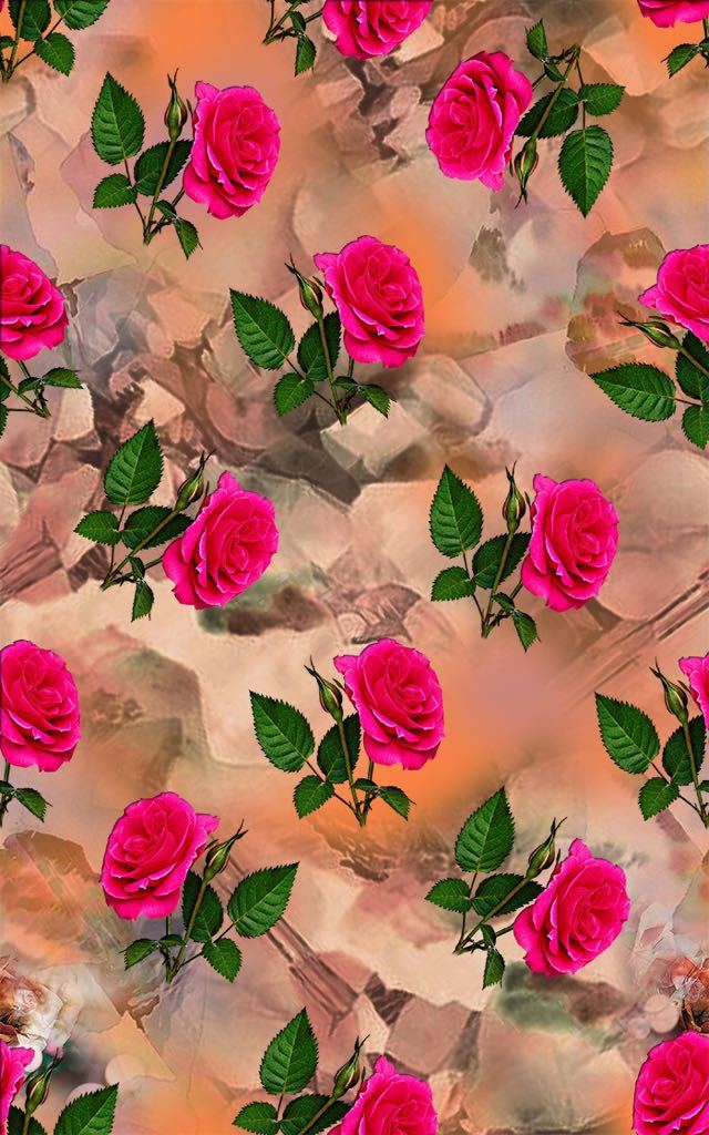 Digital Printed Fabric - Crepe Material, All Colors | Printed Pattern For Quality Cotton Embroidery And Job Work Solutions