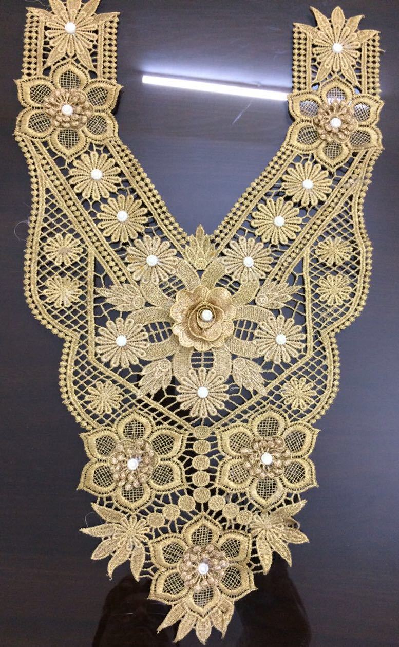 Handmade Designer Patches - Cotton Fabric, Ethnic Indian Style | Unique Enchanted Border Work For Bags, Kurties, Sarees And More