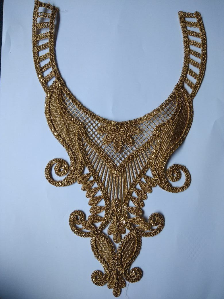 Handmade Designer Patches - Cotton Fabric, Ethnic Indian Style | Unique Enchanted Border Work For Bags, Kurties, Sarees And More