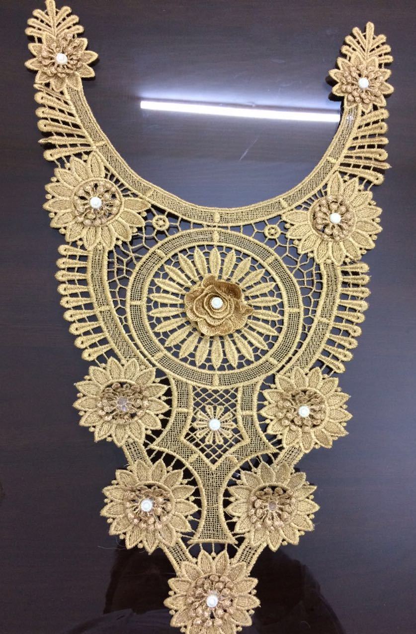 Handmade Designer Patches - Cotton Fabric, Ethnic Indian Style | Unique Enchanted Border Work For Bags, Kurties, Sarees And More