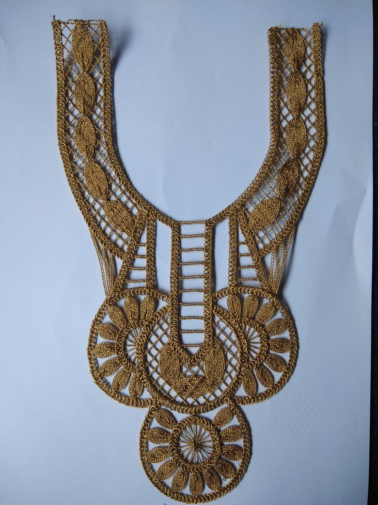 Handmade Designer Patches - Cotton Fabric, Ethnic Indian Style | Unique Enchanted Border Work For Bags, Kurties, Sarees And More