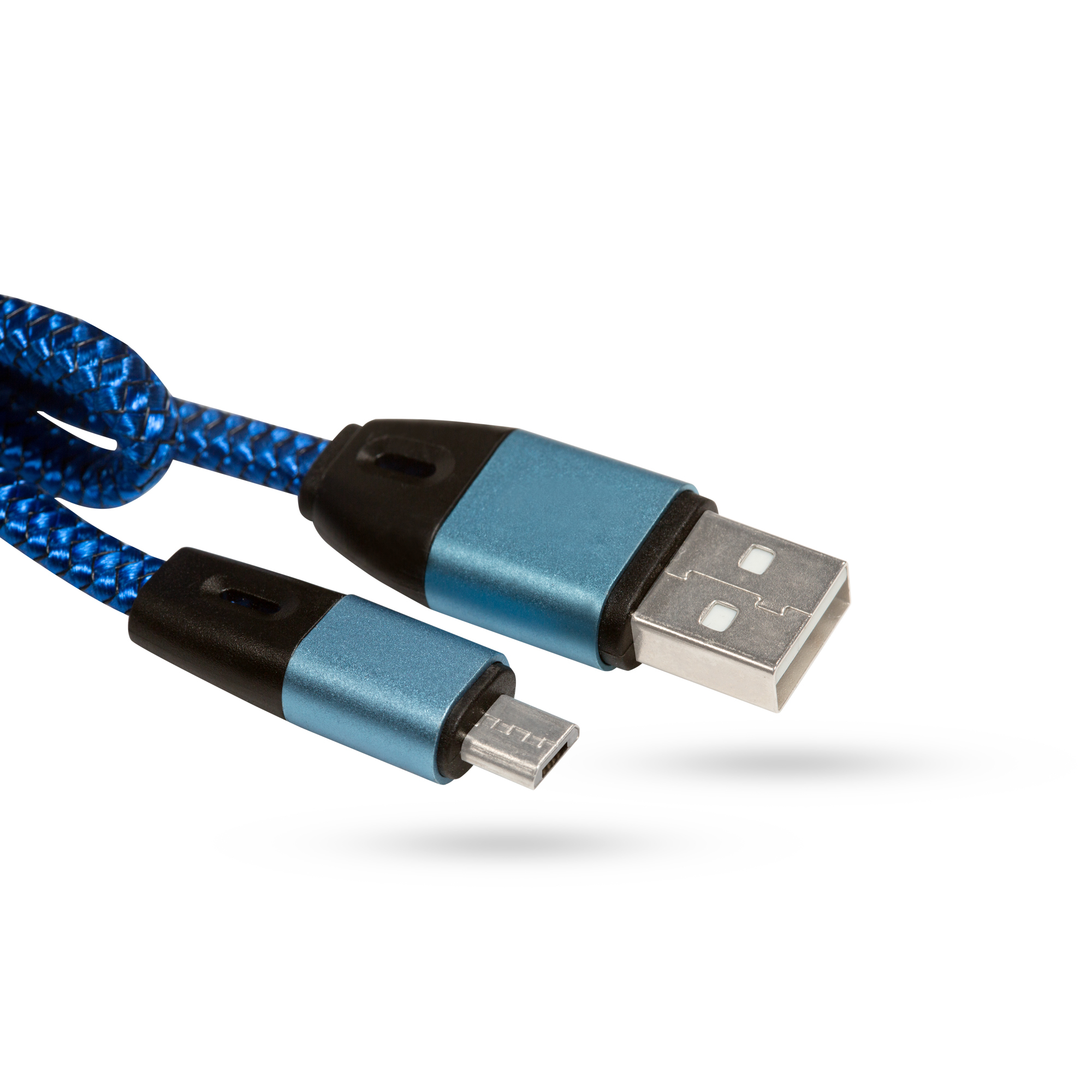 Extra Strong Usb Data Cable - 1m, Fast Charging 2.4a, Red Plastic And Rubber, Easy Plug & Sync