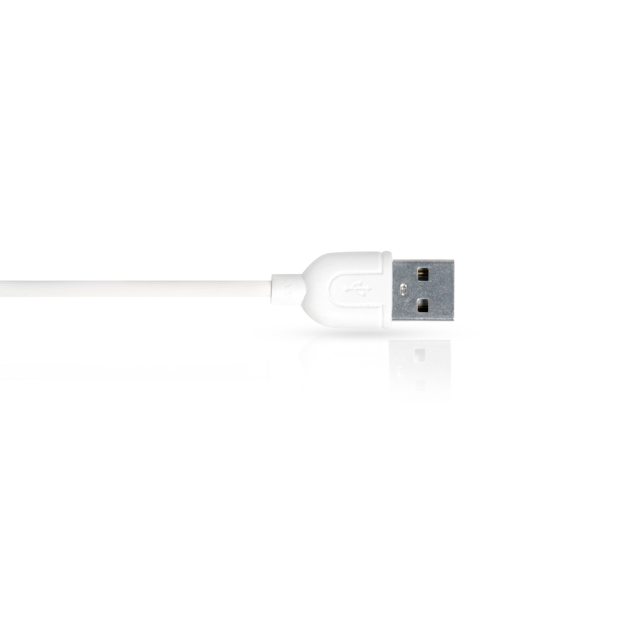 Iphone Cable(y Shape) (2 In 1) - Plastic And Rubber, 1m Length, Sky-blue Color, Fast Charging 2.4a, Durable Design For Long Term Use
