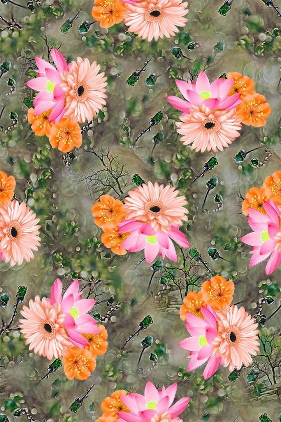 Fancy Digital Print Fabric - Cotton Material, Printed Pattern | Ideal For Ethnic Wear And Garment Exporters