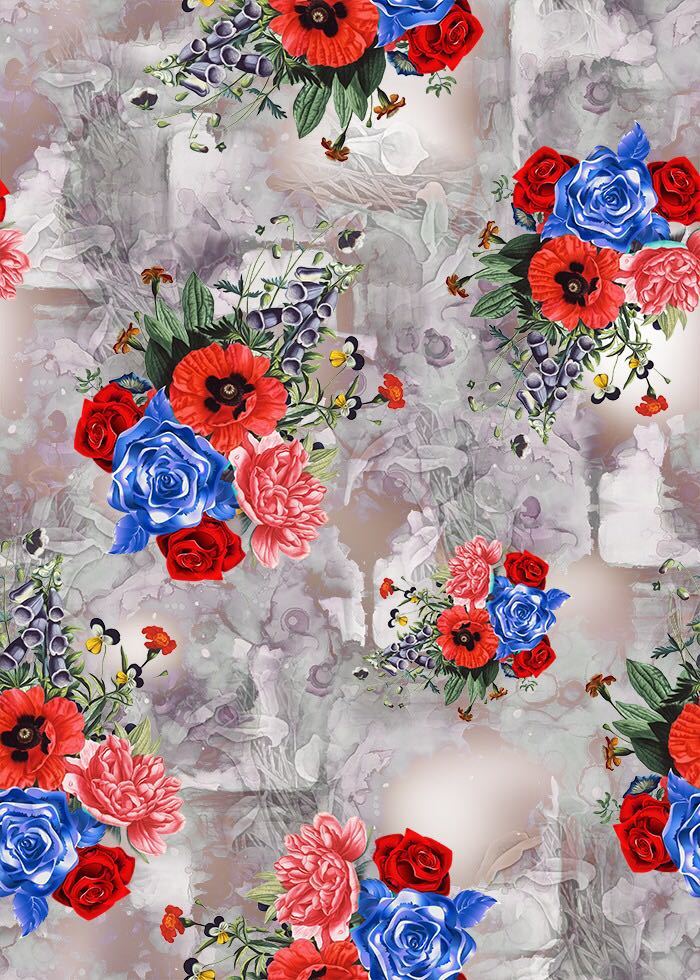 Fancy Digital Print Fabric - Cotton Material, Printed Pattern | Ideal For Ethnic Wear And Garment Exporters