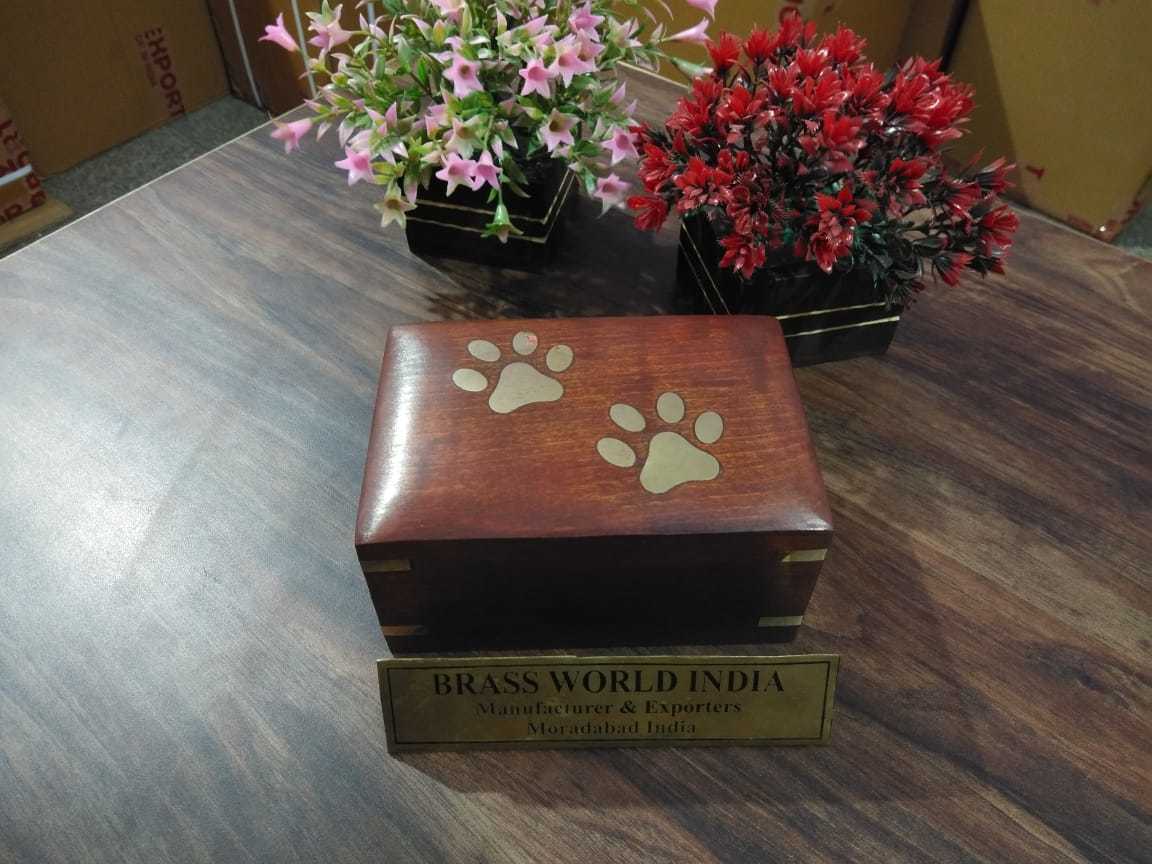 Wooden Pet Urn - Sheesham & Mango Wood Xtra Small To Extra Large Sizes Superior Quality Cremation Urn For Pets And Adults