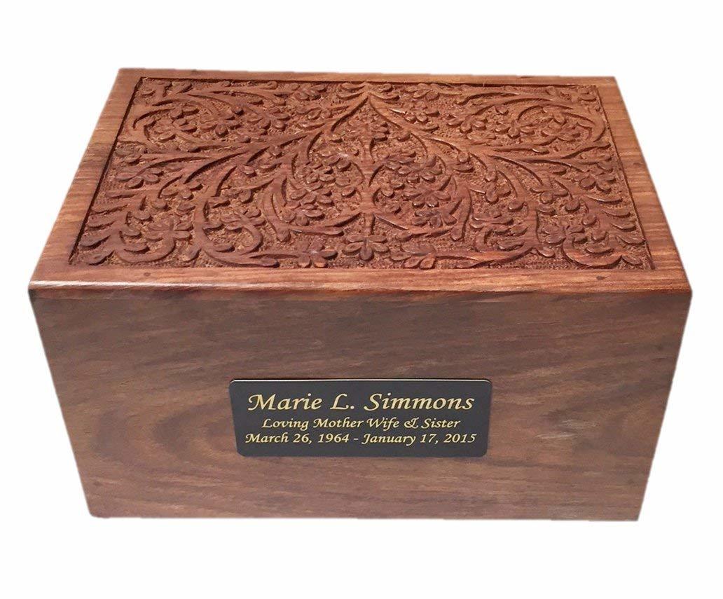 Wood Cremation Urn