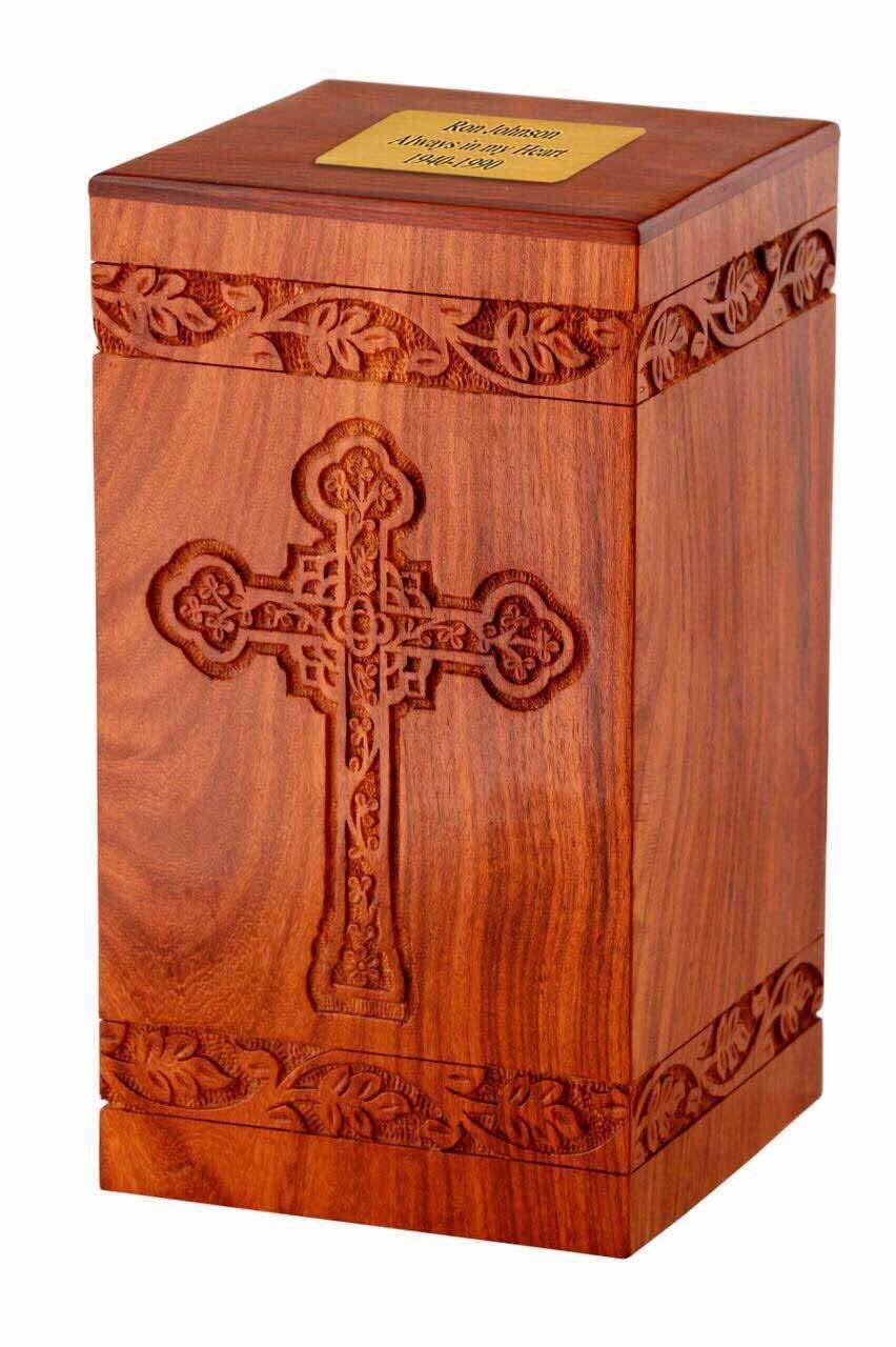 Wood Cremation Urn