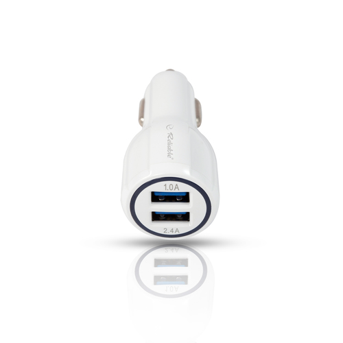  2 Usb 2.4 Amp कार चार्जर बॉडी मटेरियल: प्लास्टिक