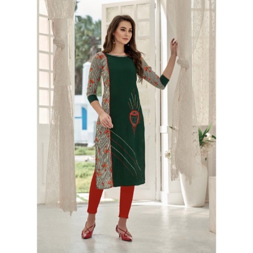 Short Kurti Bust Size: 36 To 44 Up
