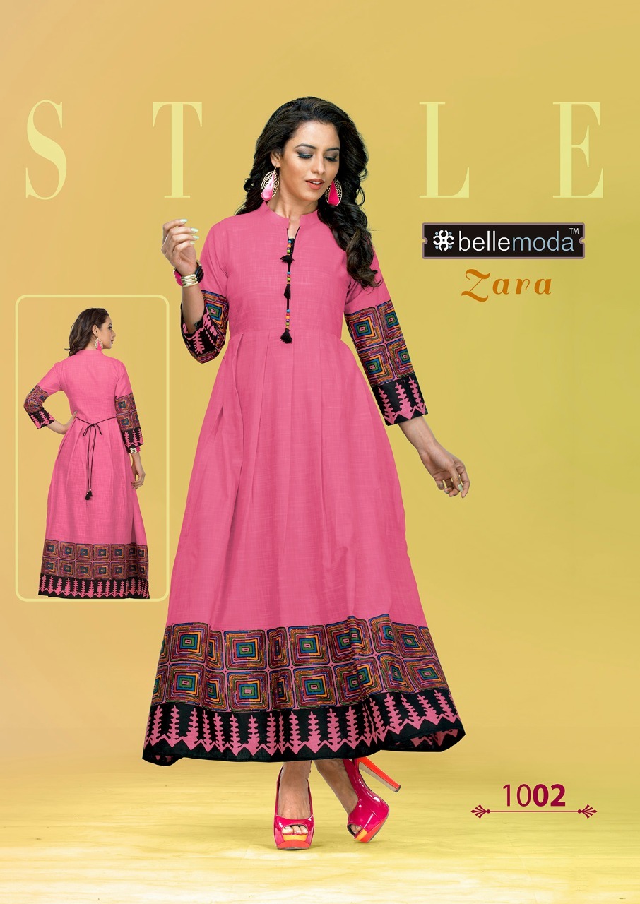 Blue Zara Long Kurti