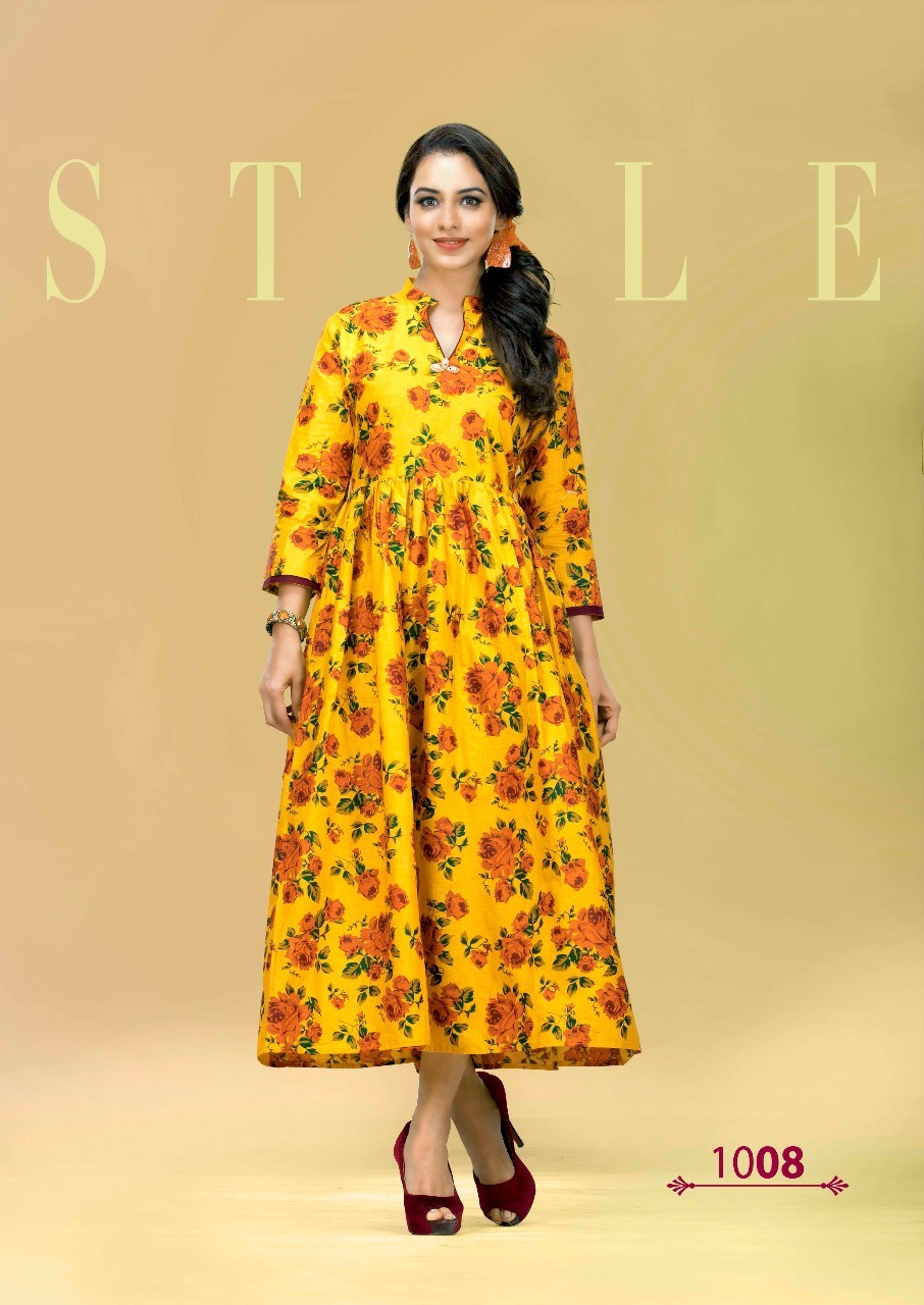 Blue Zara Long Kurti