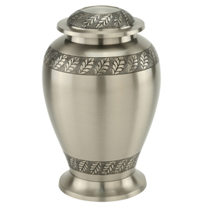 Black Band Of Hearts Cremation Urn For Ashes