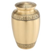 Black Band Of Hearts Cremation Urn For Ashes